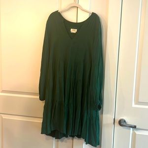 Anthropologie size 2x green Maeve dress